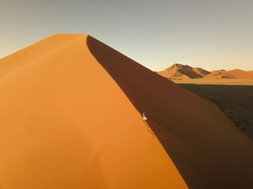 Dream destinations in the world is Namibia dunes