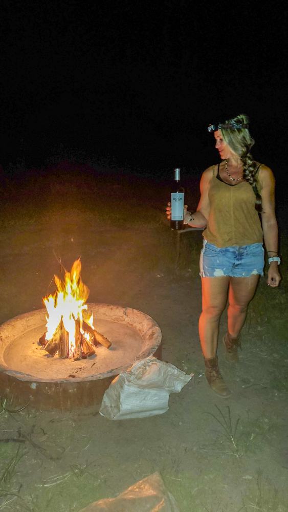 Wil camping in Botswana