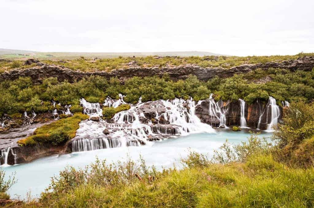 Hraunfossar is one of the hidden gems iceland attractions