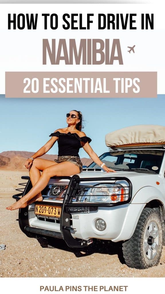 Self driving in Namibia Pinterest