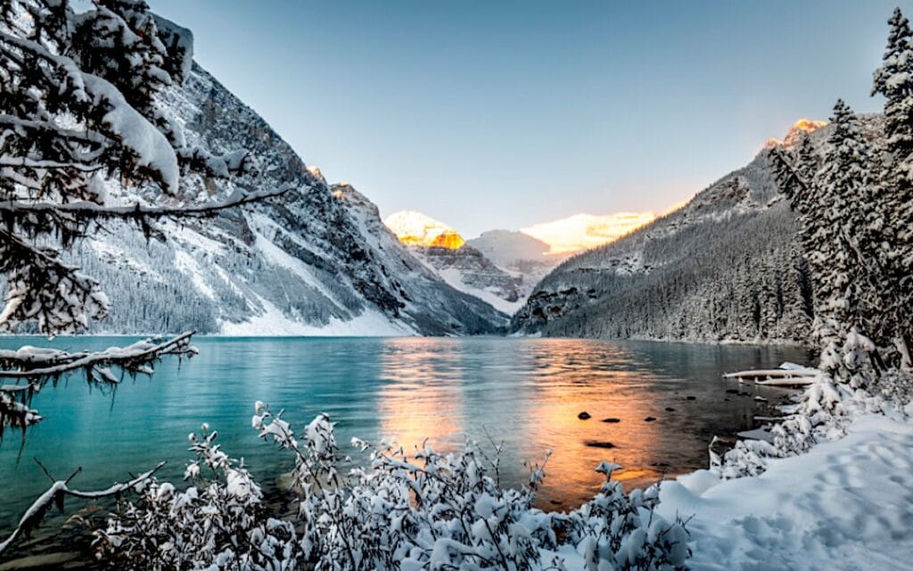 winter travel in the USA